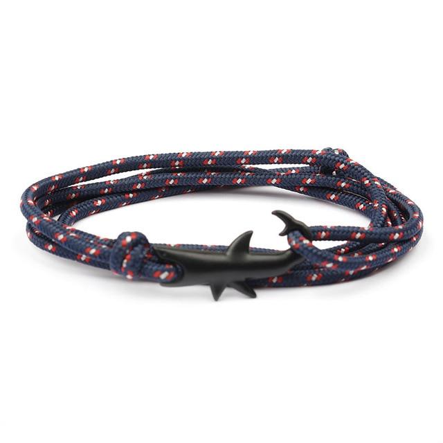 SHARK ATTACK! Survival paracord Shark Bracelet-7 colors, Adjustable Sizing