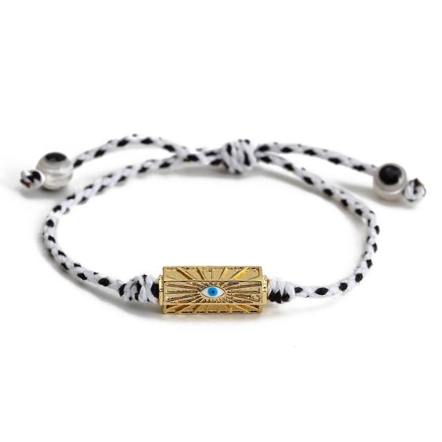 Evil eye & Mixed Rope Bracelet - 10 Styles