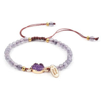 Thumbnail for Natural Stone Bead & Druzy Accent 3 pc  Bracelet Set-BEST PRICE!