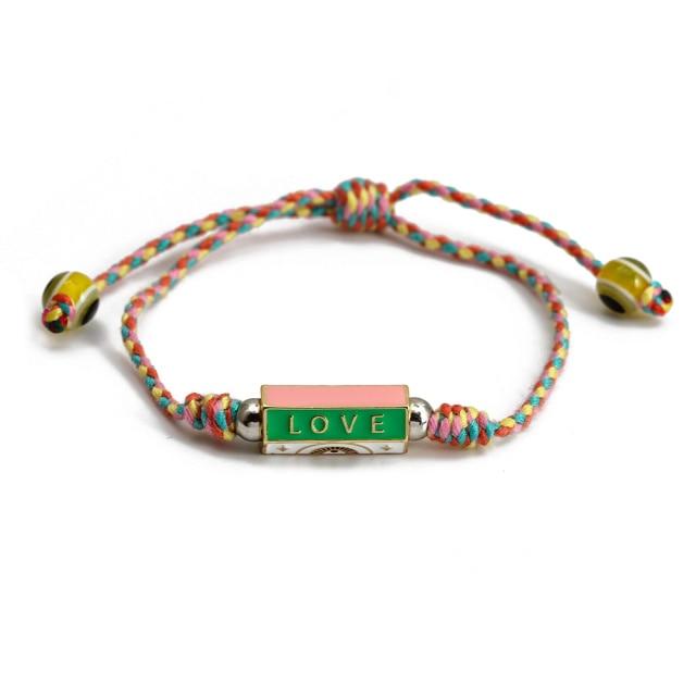 Evil eye & Mixed Rope Bracelet - 10 Styles