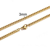 Thumbnail for Men's Stainless Steel CUBAN LINK Chain Necklace