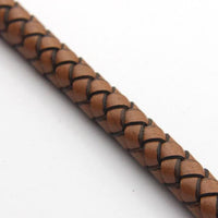 Thumbnail for Men's Genuine Leather  Braided Tribal Design Leather Bracelet