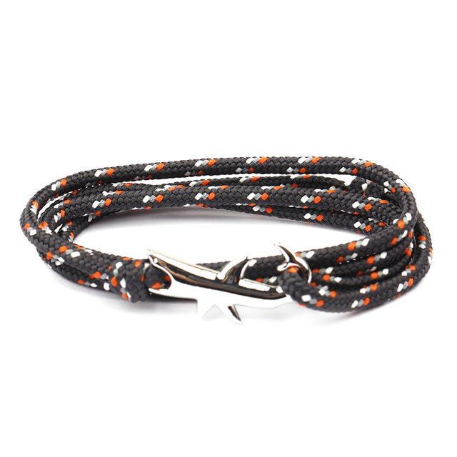 SHARK ATTACK! Survival paracord Shark Bracelet-7 colors, Adjustable Sizing