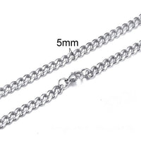 Thumbnail for Men's Stainless Steel CUBAN LINK Chain Necklace