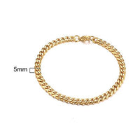 Thumbnail for Men's TITANIUM STEEL Miami Cuban Link CLASSIC DUDE Bracelet in 4 Colors -Sizes up to 9 inches