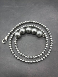 Thumbnail for Stainless Steel Edc LARGE BALL Multi Purpose Bracelet /Necklace -4 Ball Options