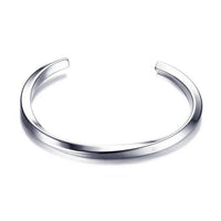 Thumbnail for Men's Stainless Steel TWISTED Modern Style Bangle