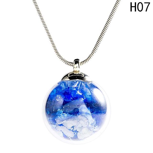 Dream World Ball Charm Necklace – Glaze Ball Pendant