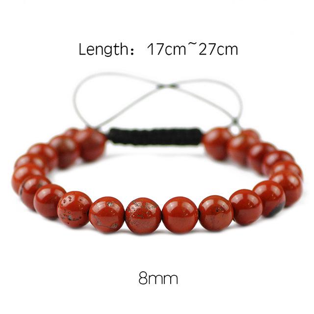 Red Jasper 'STIR the PULSE' Unisex Bracelet