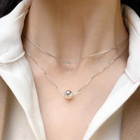 Thumbnail for THAI SILVER Simplistic 2 Layer Ball Necklace