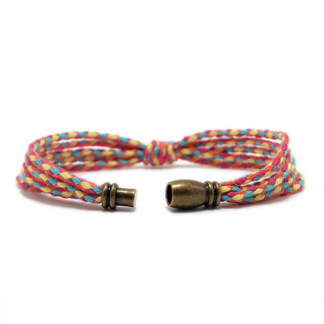 Ethnic Tibetan Copper & Cotton Rope Bracelet-Buy 2 , Get a 3rd FREE!