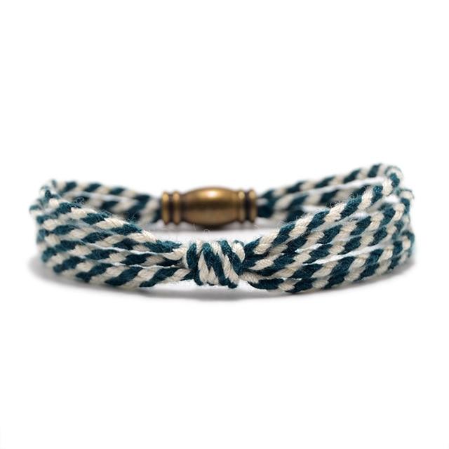 Ethnic Tibetan Copper & Cotton Rope Bracelet-Buy 2 , Get a 3rd FREE!