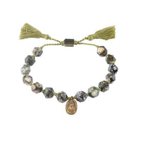 Thumbnail for Handmade THAI Style RETRO BUDDHA Pendant & Faceted Stone Bracelet-7 options