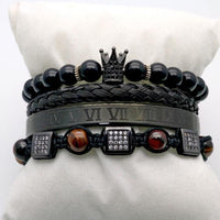 Thumbnail for Luxury Natural Stones & Zirconia 4 Pc Bracelet Set