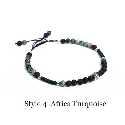 Natural Onyx Black Obsidian Minimalist Bracelet (4 Styles)