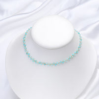 Thumbnail for Handcrafted Natural Stones 'STRENGTH' Choker Necklace with Sterling Silver