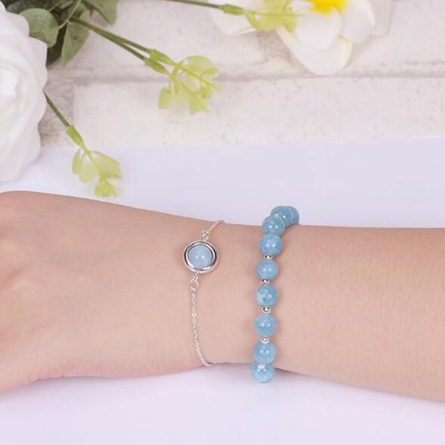 Stainless Steel & High Quality 8mm Natural Gemstone 2 pc Bracelet Set