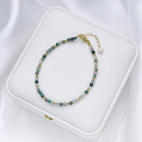 Thumbnail for Calming Handcrafted Natural Stones Bracelet with 14K Gold