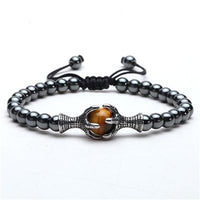 Thumbnail for Eagle Claw FREEDOM & COURAGE TIger Eye / Turquoise Hematite Bracelet