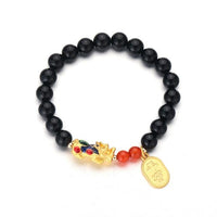 Thumbnail for Natural Stone Pixiu Feng Shui Luck Bracelet