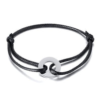 Thumbnail for Stainless Steel Interlocking Customizable 'SELF-CONFIDENCE' Name Bracelet