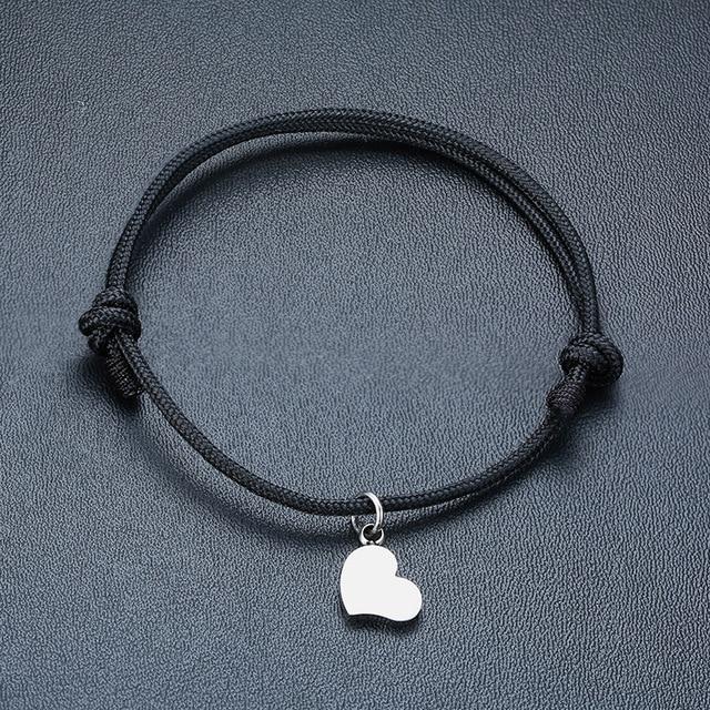 Customizable 'CONNECTED' Rope Bracelet