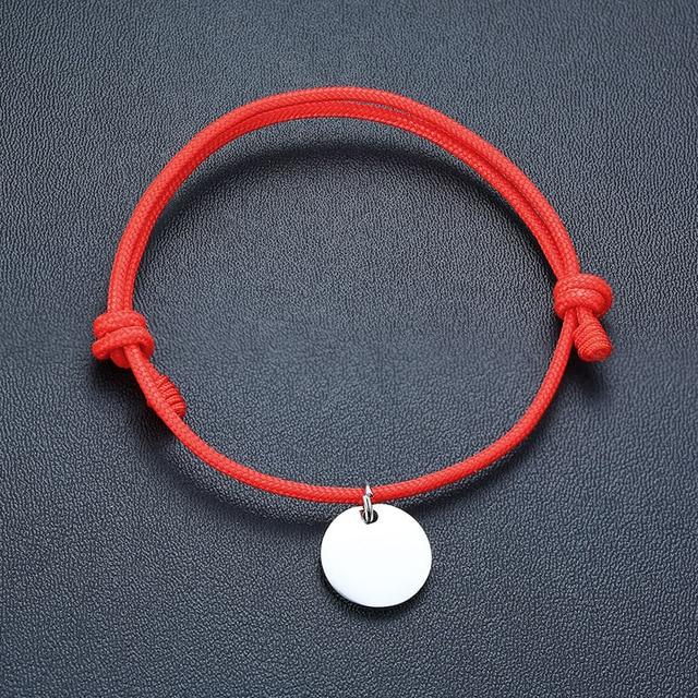 Customizable 'CONNECTED' Rope Bracelet