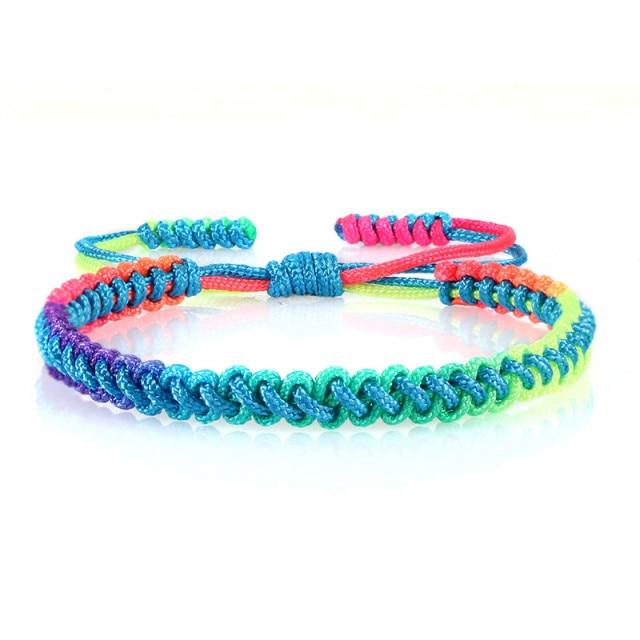 Fun Rainbow Rope Bracelet Styles!