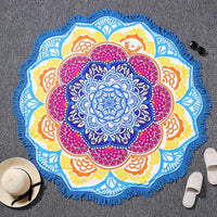 Thumbnail for Bright and Colorful BOHO Indian-Style Mandala Tapestry