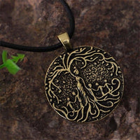 Thumbnail for Double Side Carved Mom &  Children FAMILY TREE of LIFE Necklace -Mom with 1-5 kids