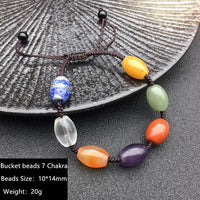 Thumbnail for Big Bead 7  CHAKRA & REIKI  Natural Stone Bracelet