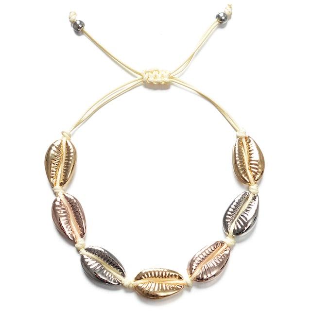 SUMMER BRIGHT & COLORFUL  Cowry Shell Style BOHO Rope Bracelets