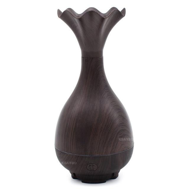 Wood Grain Magic Bottle Aromatherapy Essential Oil Diffuser and Humidifier