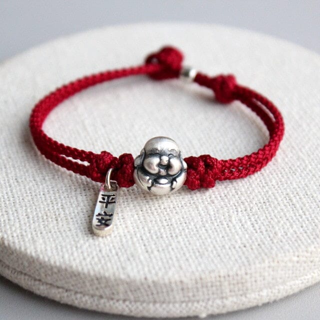 Red Rope Buddha Charm: Experience Luck and Good Fortune-All wrist sizes