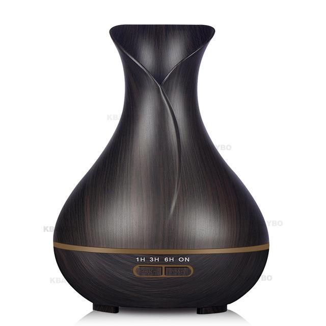 400ml  Wood Grain Aroma Essential Oil Diffuser and  Humidifier