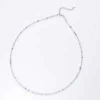 Thumbnail for Feminine Beaded Natural Stones 'FERTILITY' Necklace with Sterling Silver