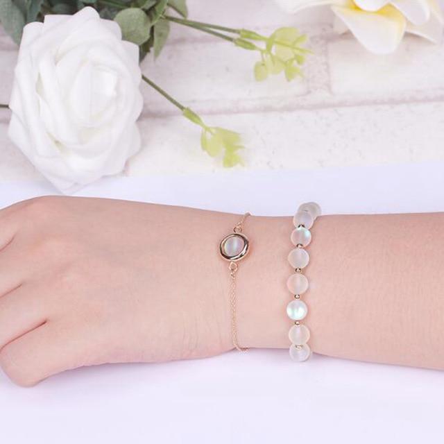 Stainless Steel & High Quality 8mm Natural Gemstone 2 pc Bracelet Set