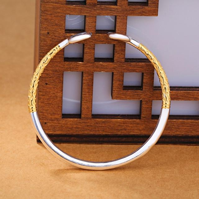 THAI SILVER Adjustable Spiral 'BALANCE' Bracelet