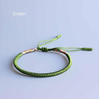 Thumbnail for Tibetan Buddhist Blessed Lucky Knot Bracelets Brave Set