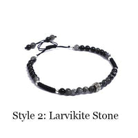 Thumbnail for Natural Onyx Black Obsidian Minimalist Bracelet (4 Styles)