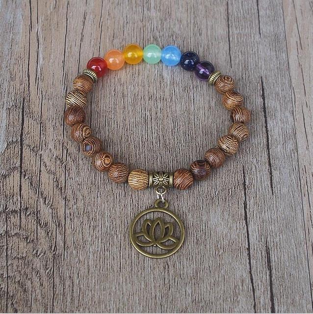 Handmade 7 Chakra Balancing and Luck Bracelet