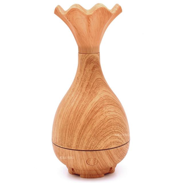 Wood Grain Magic Bottle Aromatherapy Essential Oil Diffuser and Humidifier