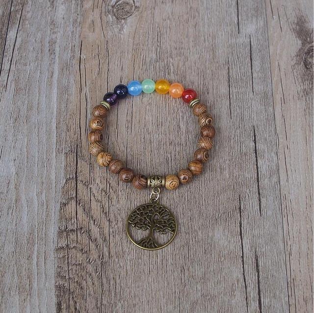 Handmade 7 Chakra Balancing and Luck Bracelet