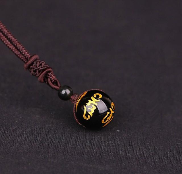 Knotted Rope Natural  Stone Balance and Healing Necklace