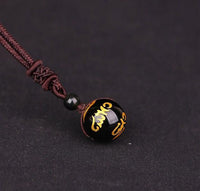 Thumbnail for Knotted Rope Natural  Stone Balance and Healing Necklace