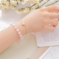 Thumbnail for Stainless Steel & High Quality 8mm Natural Gemstone 2 pc Bracelet Set