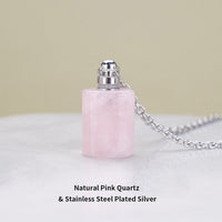 Thumbnail for Comforting Essential Oil Natural Stone Perfume Necklace - 5 Stone Choices