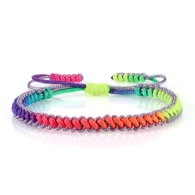 Fun Rainbow Rope Bracelet Styles!