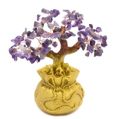 Feng Shui Mini Crystal Money Tree Bonsai Style