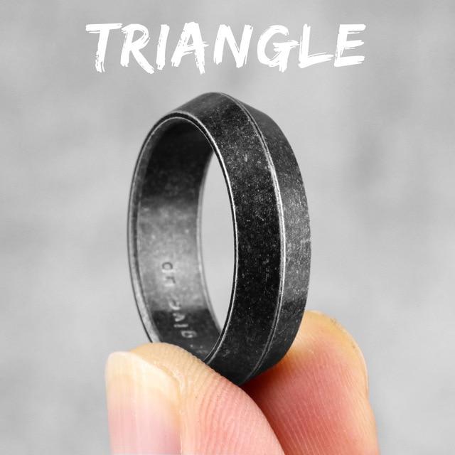 Men's Retro Stainless Steel Rings - 14 Styles